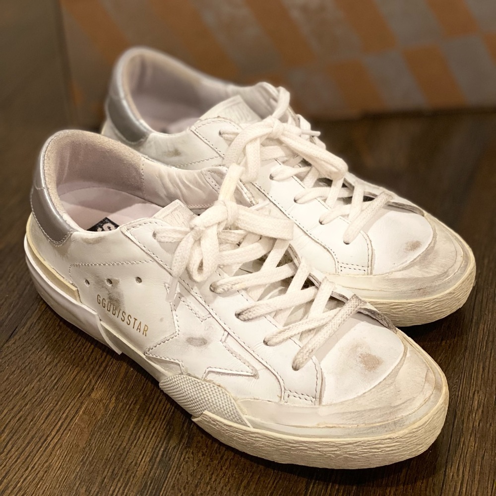 Golden Goose Superstar (all white)